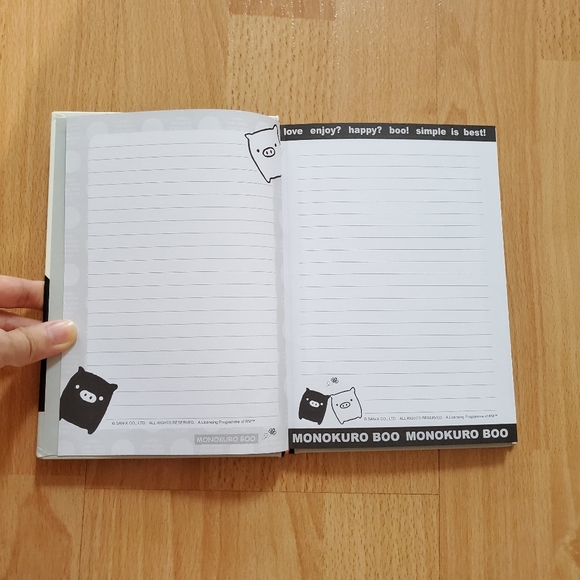 BNWOT monokuroboo San-x Japan stationary small notebook - Picture 3 of 7